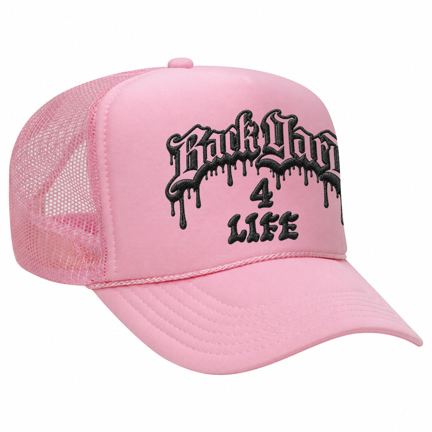 Backyard Trucker Hat Pink
